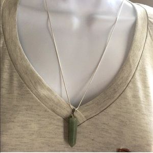 Natural stone necklace